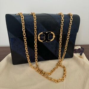 NWOT Tory Burch Gemini Multi Adjustable Chain Shoulder Bag